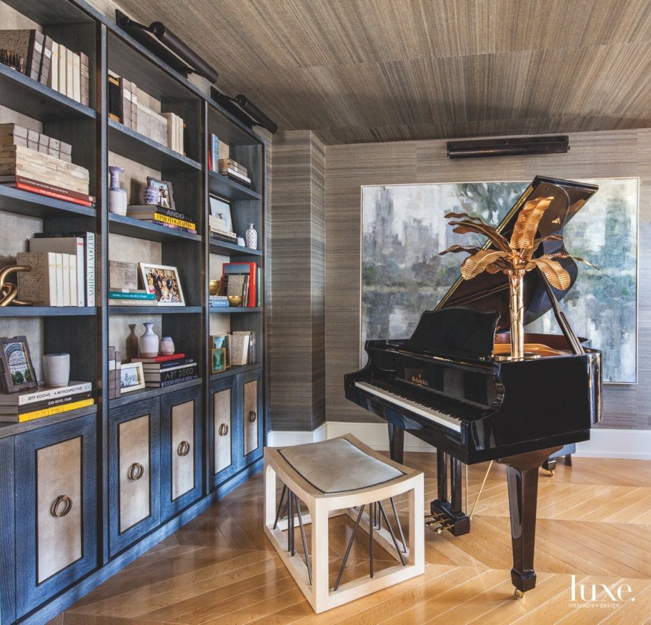 Пианино в интерьере