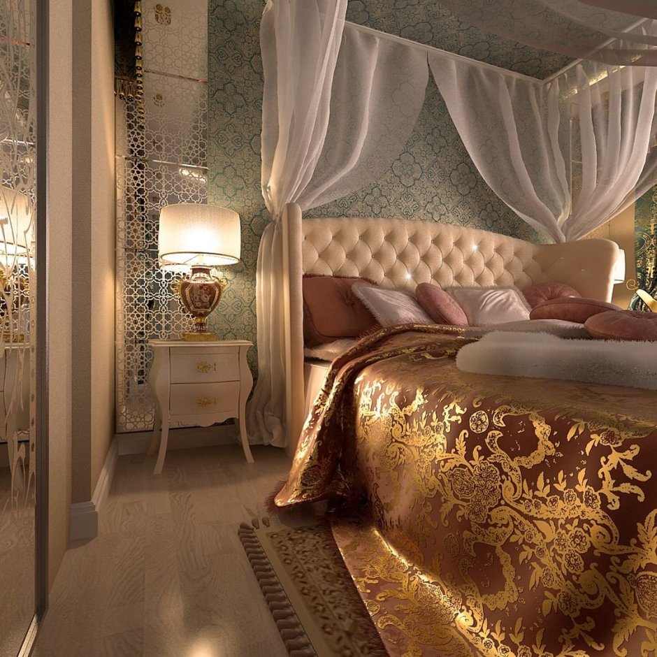 Спальня в марокканском стиле