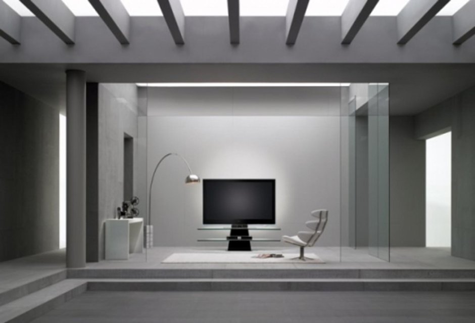 Hi Tech интерьер металл