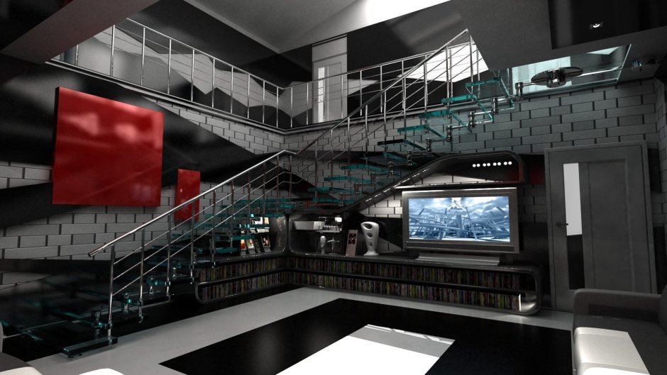 Здания в стиле Техно