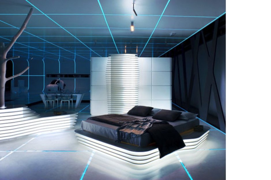 Комната в стиле будущего