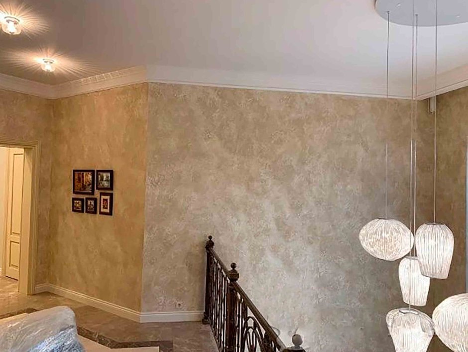 Венецианская штукатурка коридор мрамор