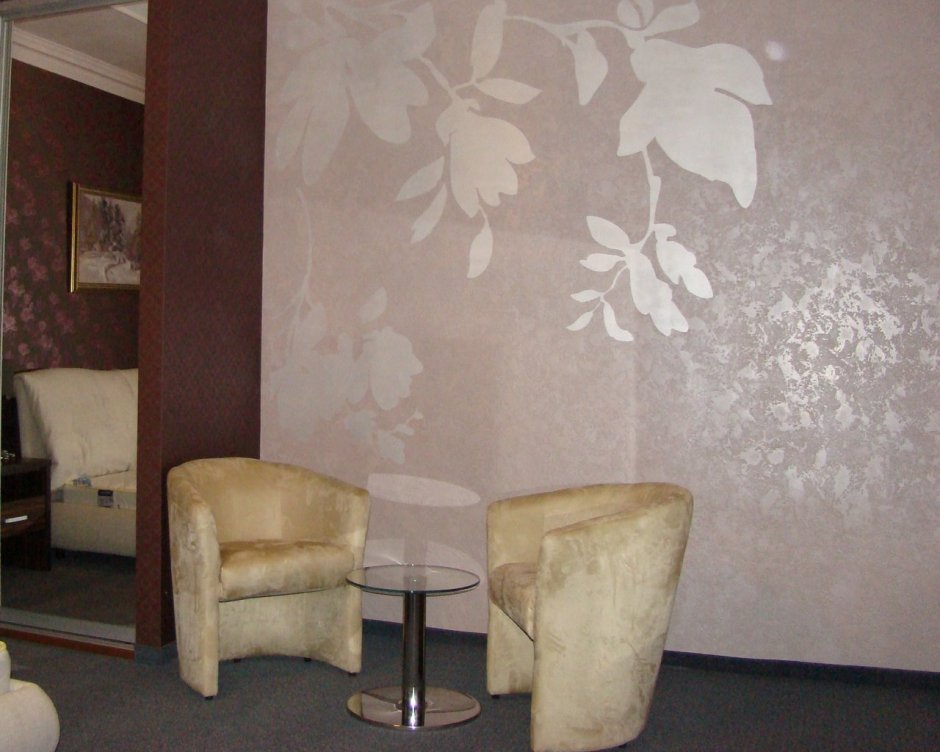 Венецианская штукатурка коридор мрамор