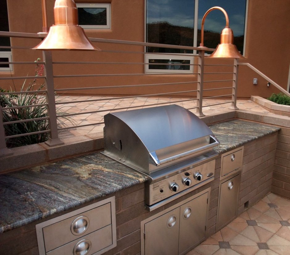 Столешницы для барбекю комплекса