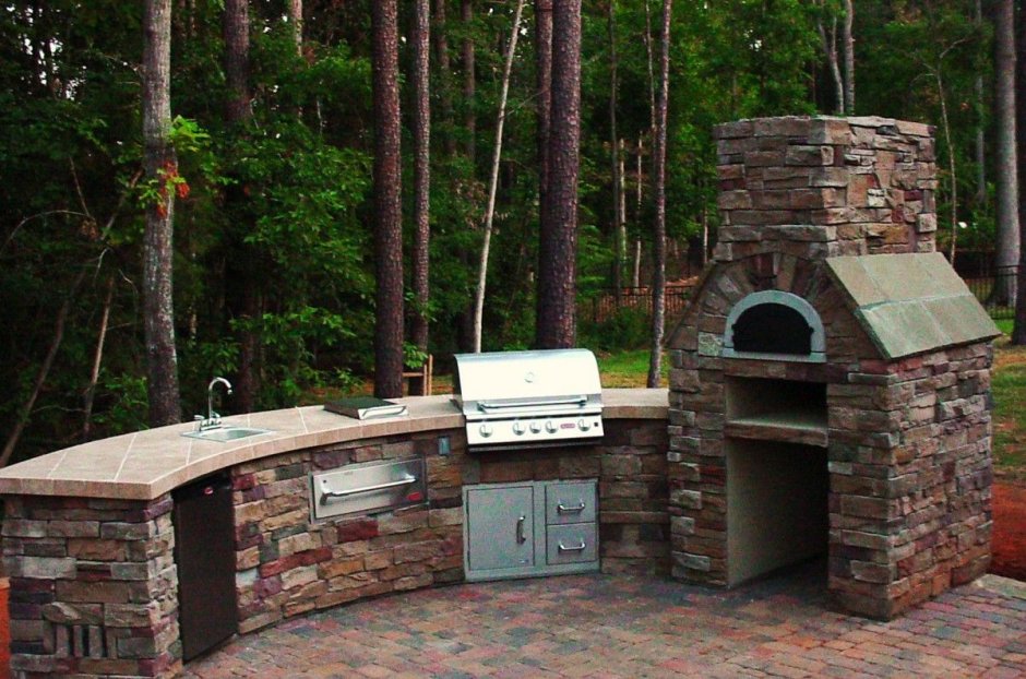 Столешница для мангальной зоны