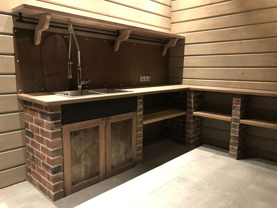 Столешница для зоны барбекю