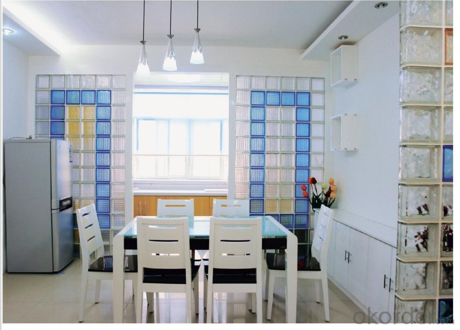 Стеклоблоки в интерьере детской