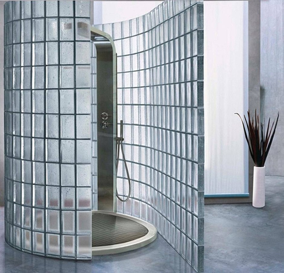 Стеклоблоки перегородки душа стеклоблоки