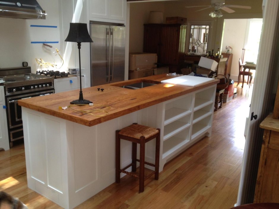 Кухонный остров из слэба