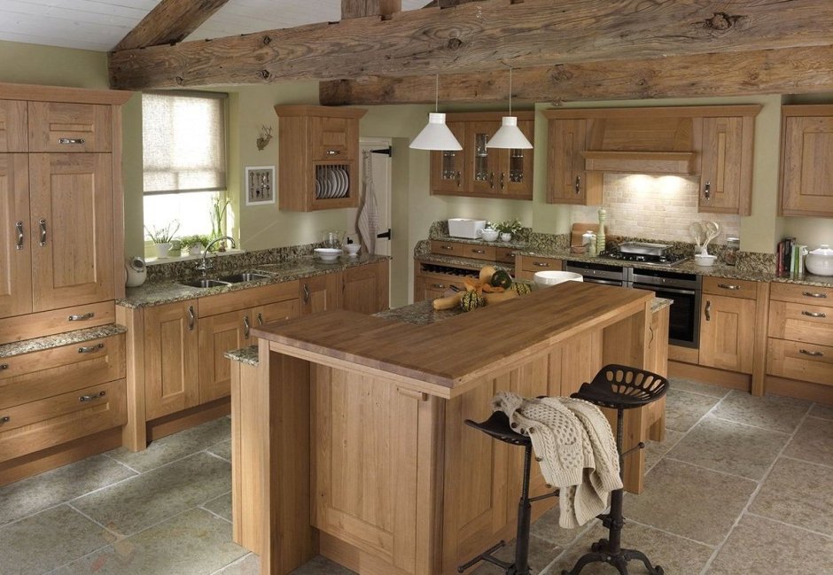 Кухня из дерева