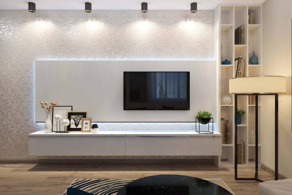 Светильник над телевизором