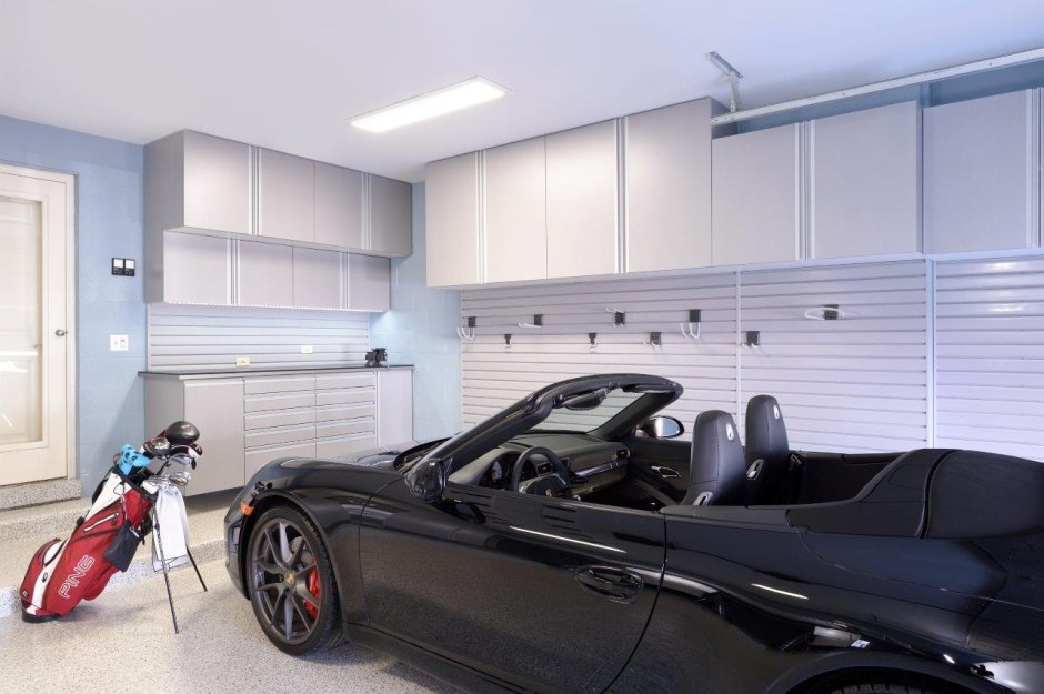 Фантастическая отделка гаража интерьер