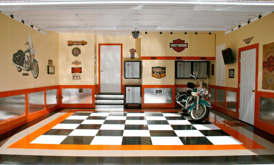 Харлей гараж гараж Дэвидсон