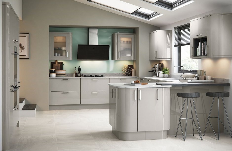 Кухня кашемир глянец