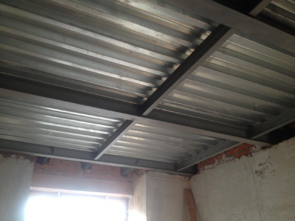 Реечный потолок в котельную