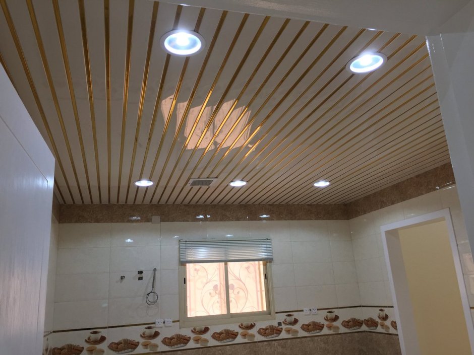 Реечный потолок типа Албес