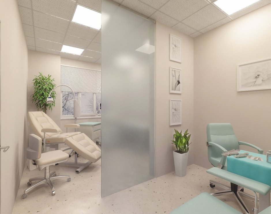 Зонирование косметологического кабинета