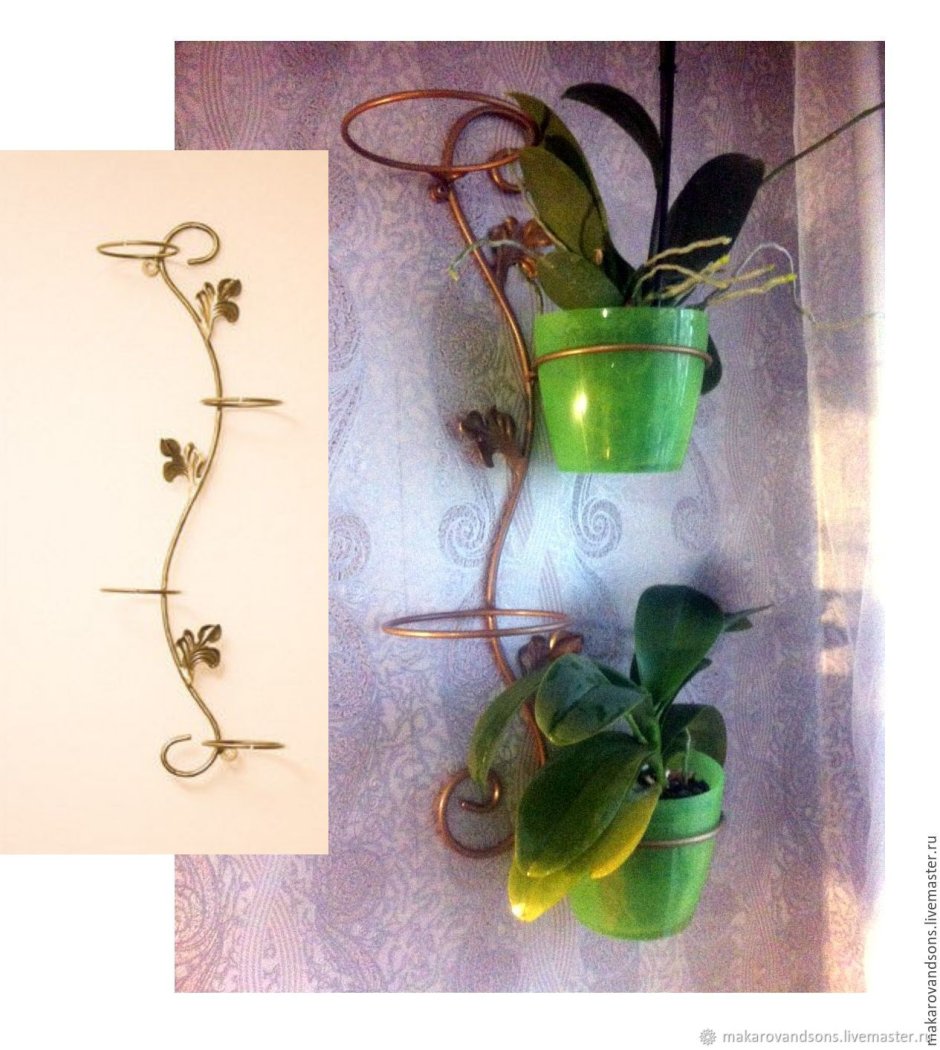 Полка с бортиком деревянная