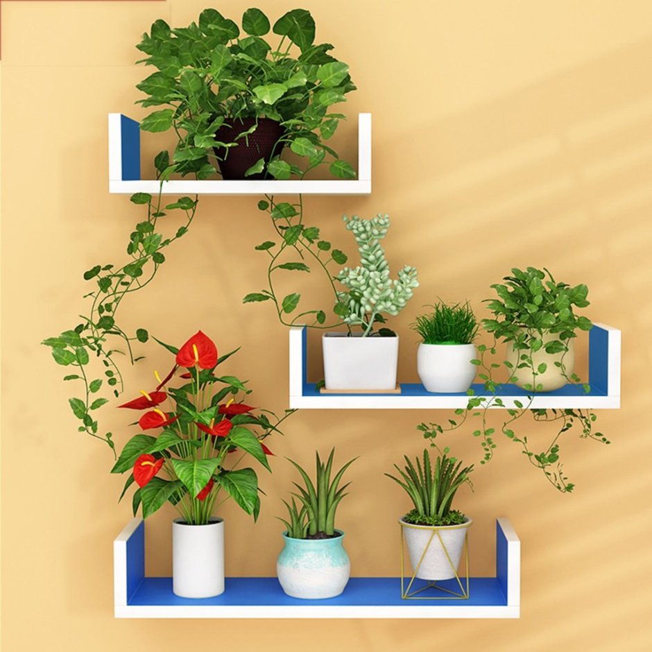 Полки для цветов на подоконник