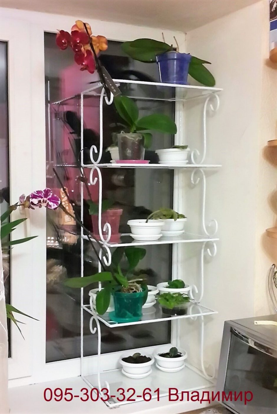 Деревянные перегородки с растениями