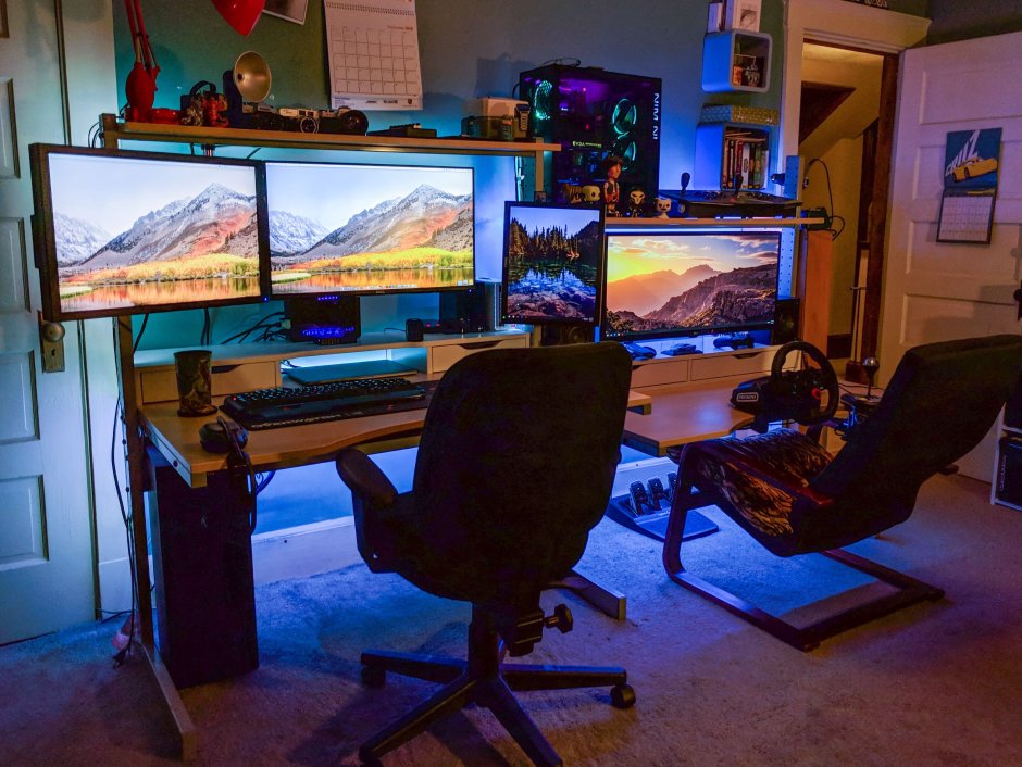 Обустройство компьютерного стола