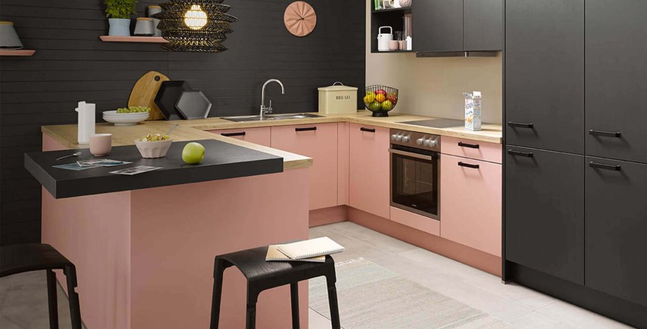 Матовые кухни сочетание цветов