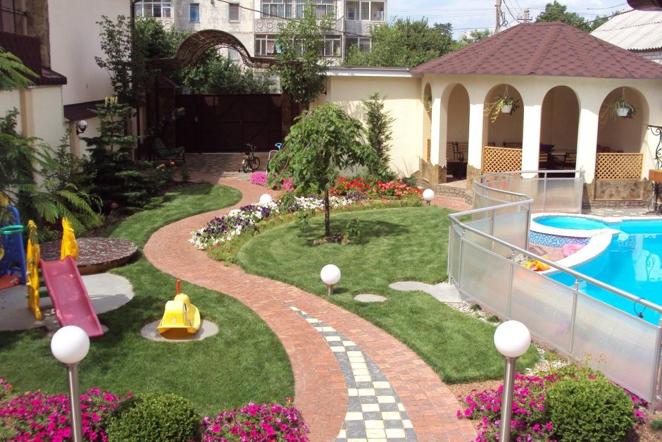 Цветочные клумбы