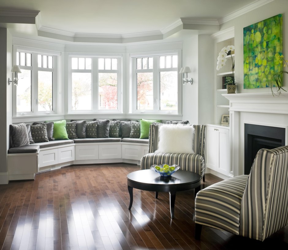 Эркер в гостиной