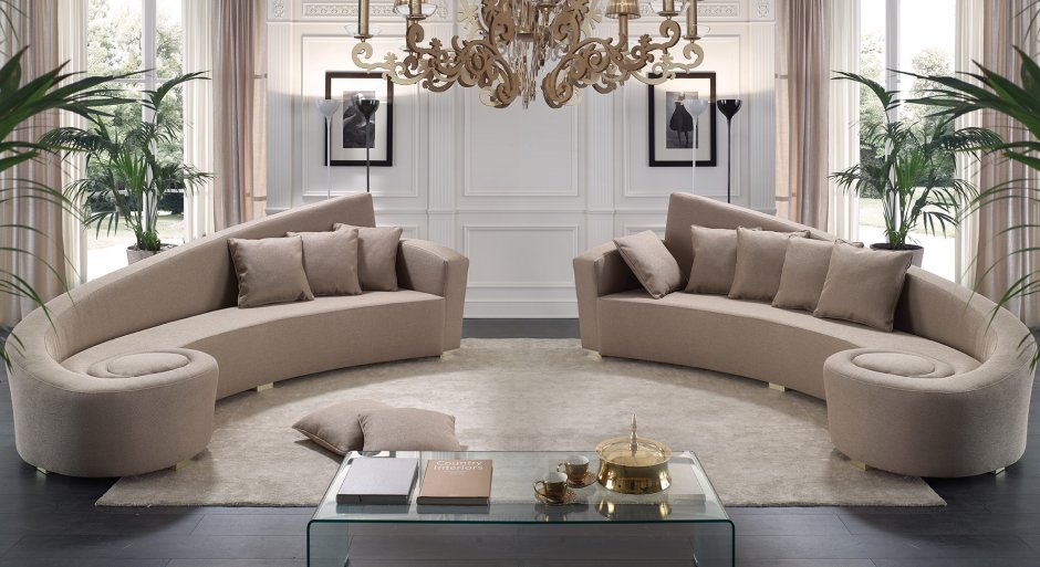 Эккерные диваны ардеко Италия