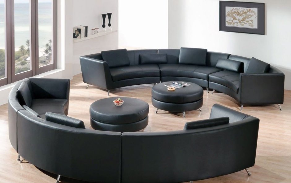 Диван полукруглый