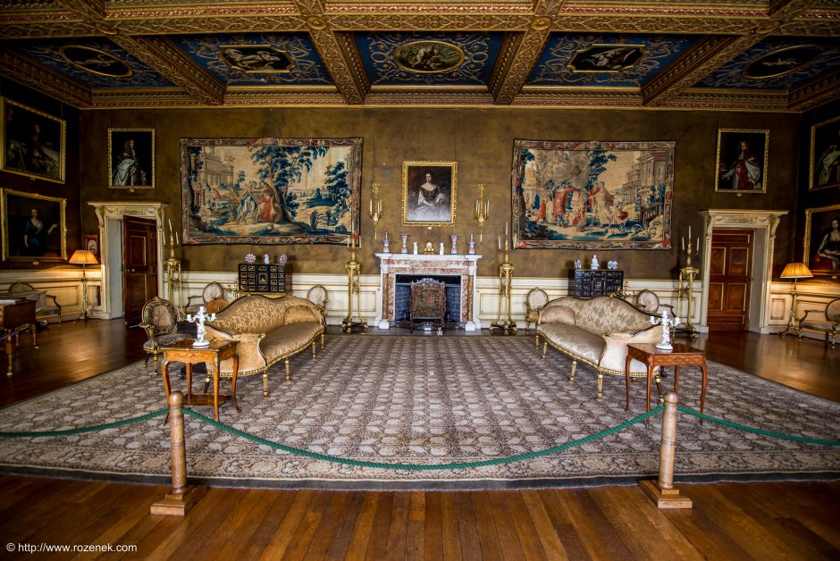 Замок Данробин Шотландия интерьер