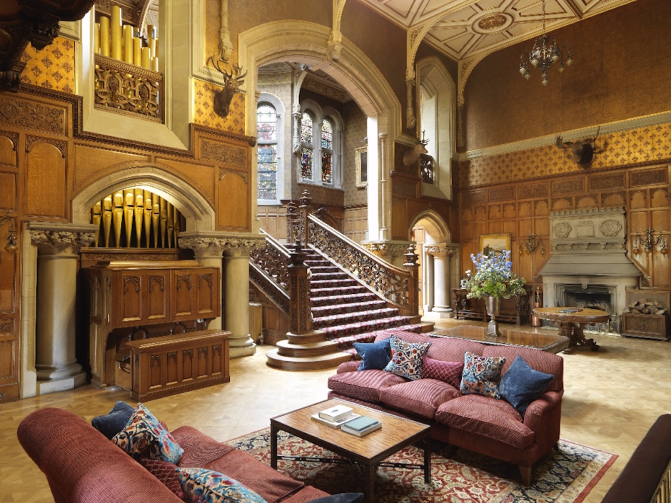 Замок Скибо Шотландия внутри