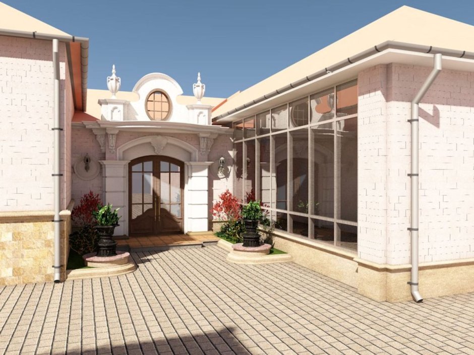 Двухэтажный коттедж в Грозном проект