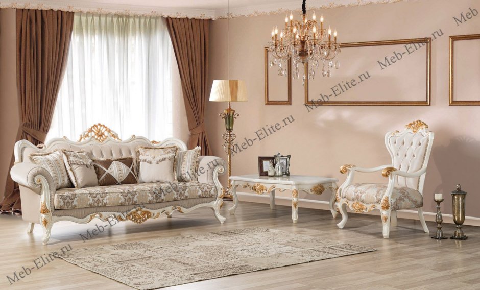 Турецкая мебель стиле Барокко диван Байда