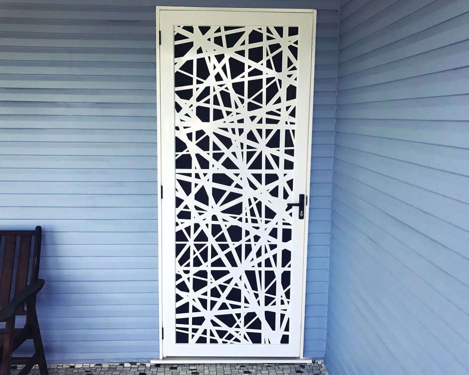 Декоративные алюминиевые двери