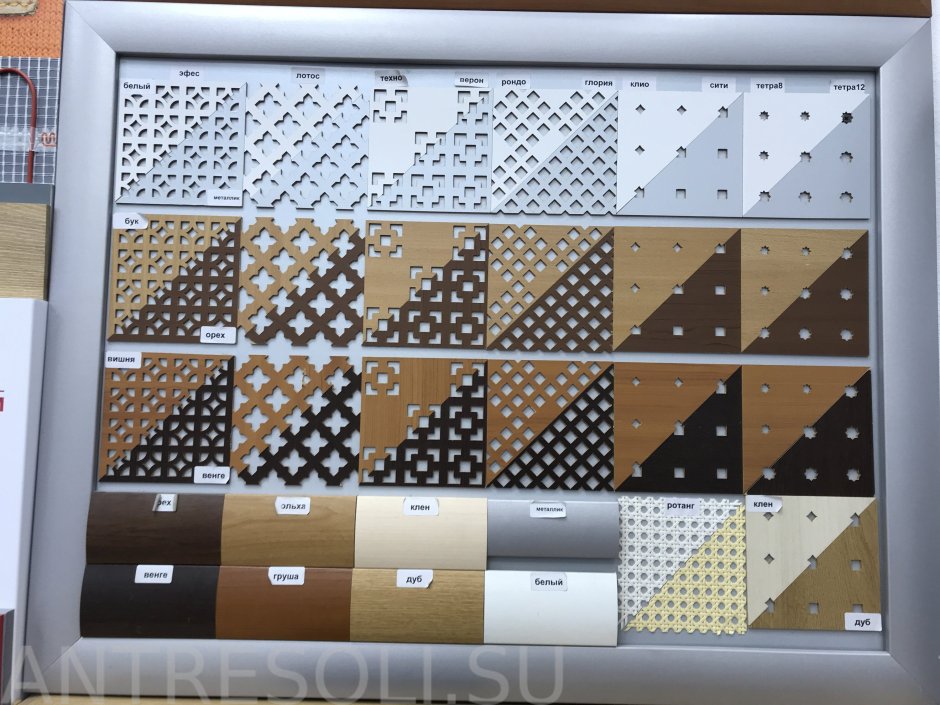 Перфорация на дверках