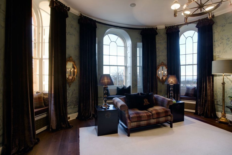 Шторы на высокие окна 4 метра