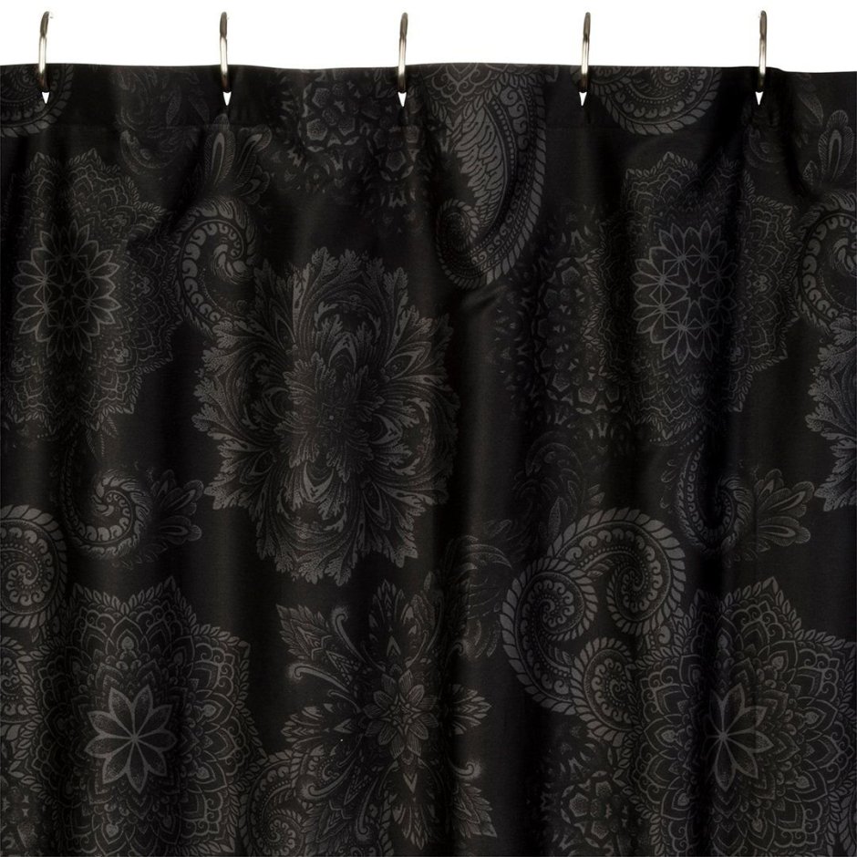 Черно белые шторы