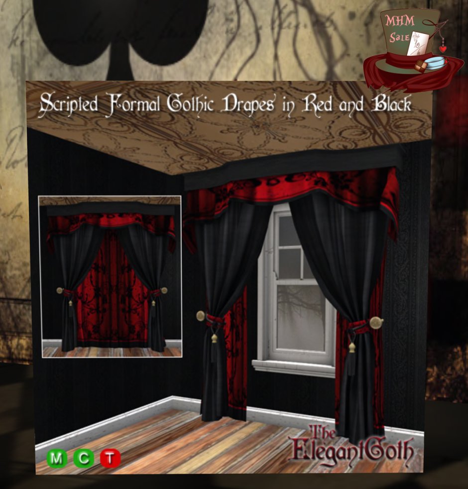 Готические шторы