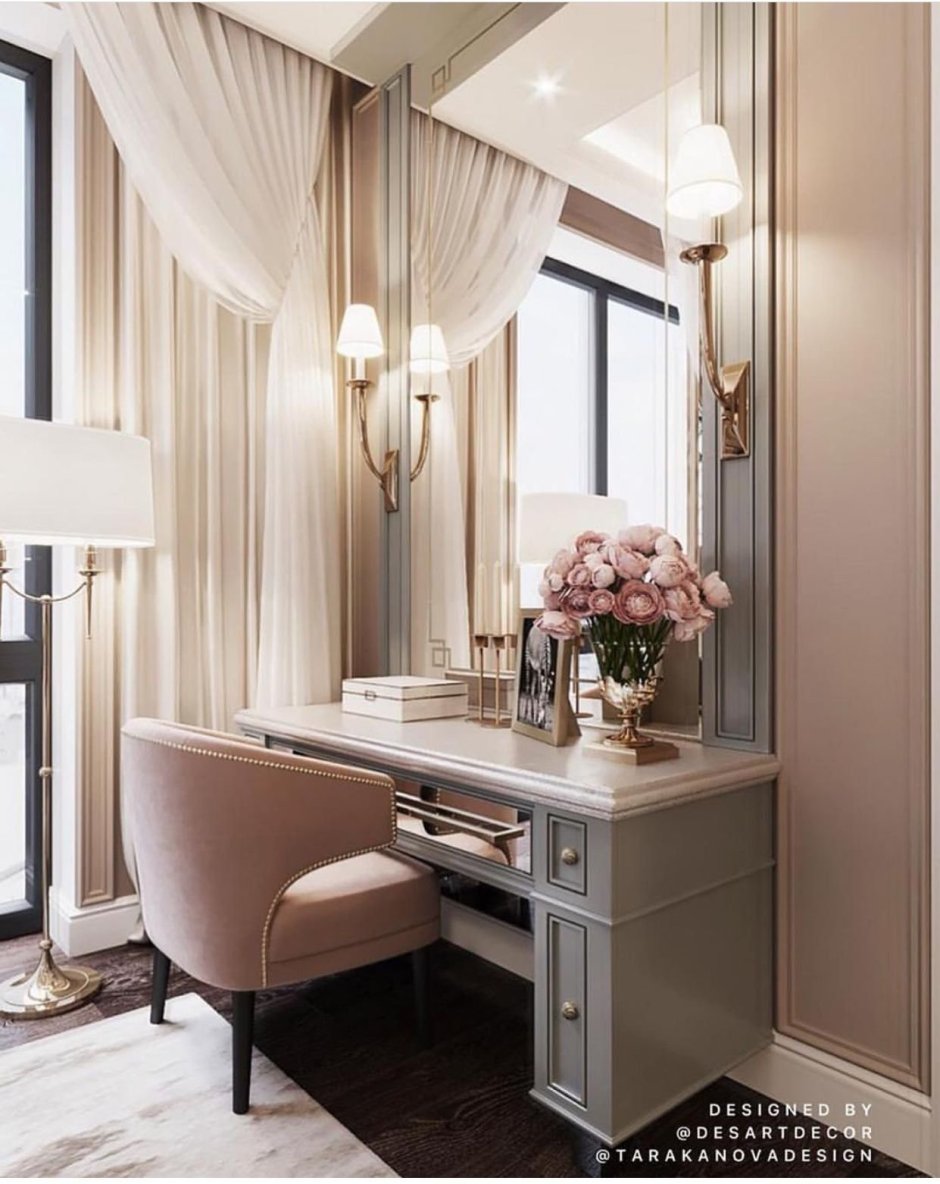 Туалетный столик в интерьере