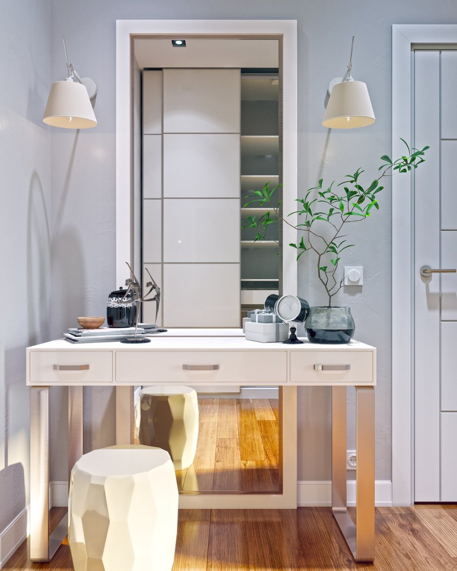 Туалетный столик в прихожую в современном стиле