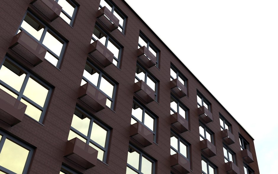 Корзины под кондиционеры на фасад