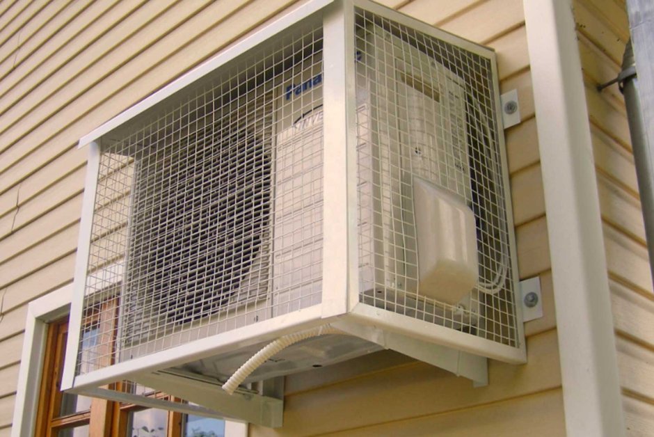 Антивандальная защита наружного блока кондиционера 1200х1000х700