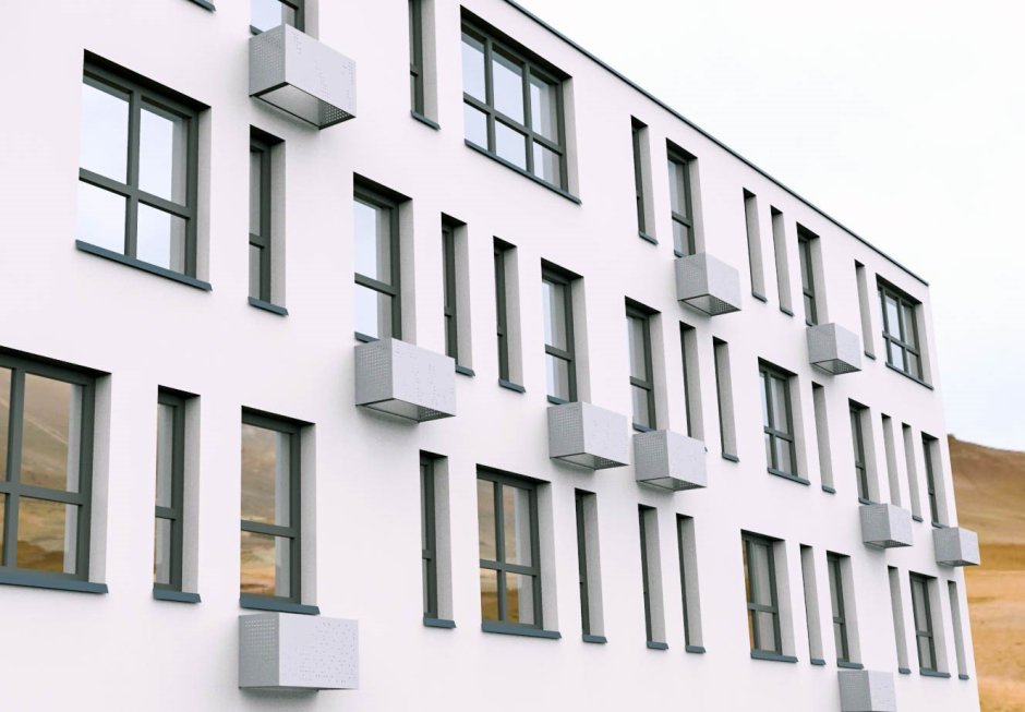 Наружный короб для вентиляции