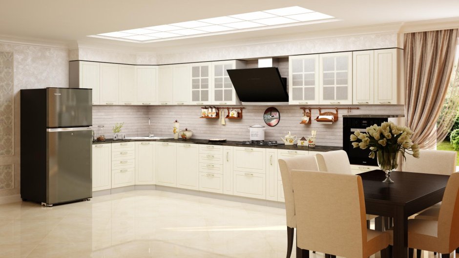 Кухня София Лондон дуб крем изумруд