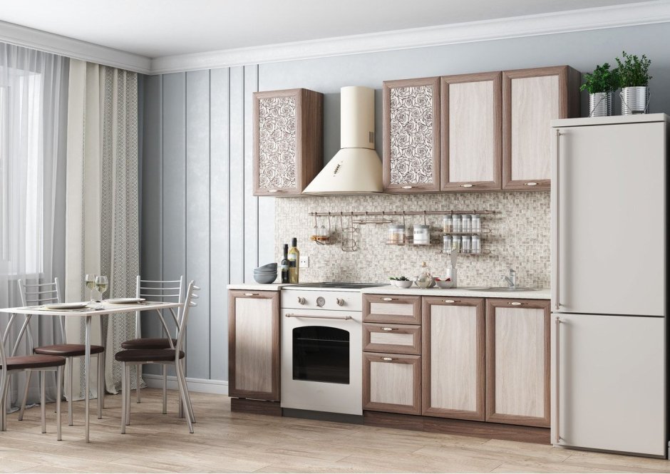 Кухонный гарнитур Легенда 34 ясень Анкор