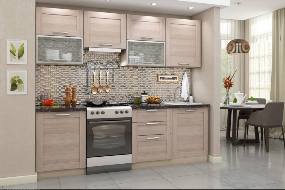 Кухня Селена дуб белёный