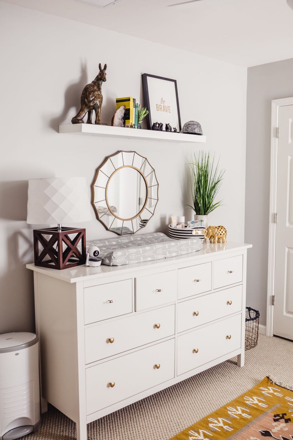 Декор комода в детской