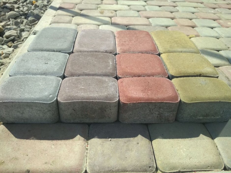 Тротуарная плитка старый город 1сг5ф