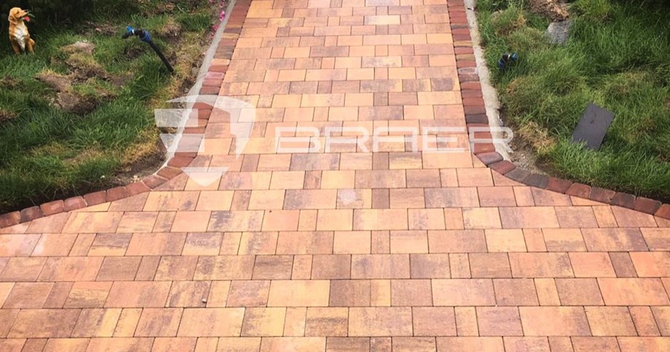 Тротуарная плитка старый город Ландхаус Color Mix Прайд